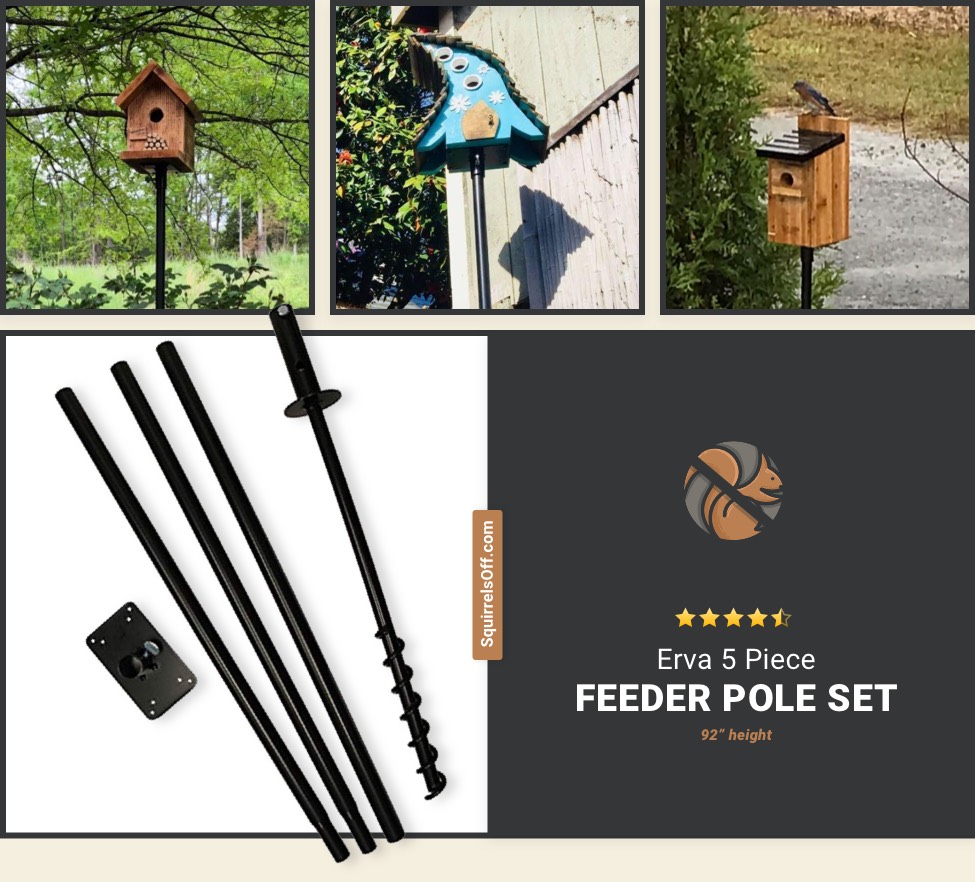 5 Piece Feeder Pole Set