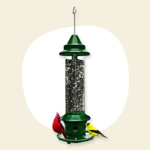 Weight sensitive bird feeder